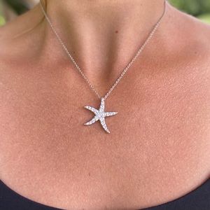Starfish necklace Touchstone Crystal